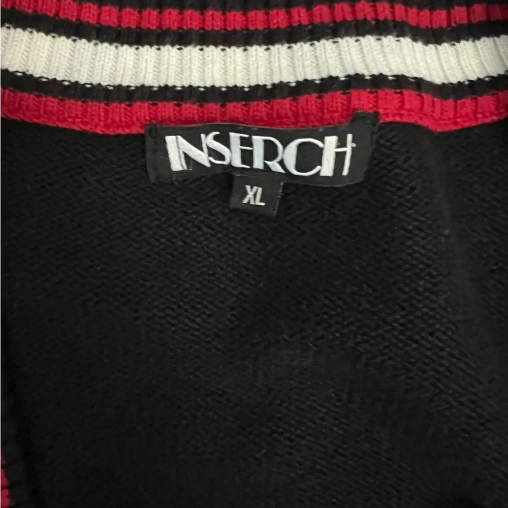 Inserch Black Cardigan Sweater